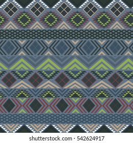 Geometric ethnic pattern. Vector illustration