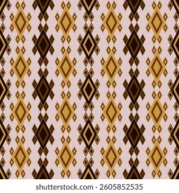 Geometric ethnic pattern, Vector, seamless pattern, Navajo, Native american, backdrop, element.