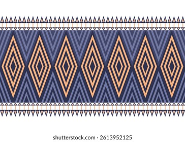 Geometric ethnic pattern, vector, seamless pettern, Navajo, Native american, Native indian, Native asian.