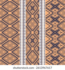 Geometric ethnic pattern, vector, seamless pettern, Navajo, Native american, Native indian, Native asian.