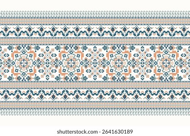 Geometric ethnic Pattern,geometric design pattern,Geometric oriental pattern on white background,Vector illustration,abstract background,floral cross stitch embroidery,abstract design background,print