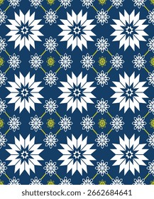 Geometric Ethnic pattern,Native American tribal fabric, tile, carpet, vector, illustration design, on navy blue background 
