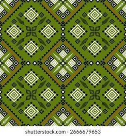 Geometrisches ethnisches Muster, Indianerstammgewebe, Fliese, Teppich, Vektor, Illustrationsdesign, auf marineblauem Hintergrund 

