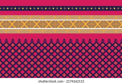 geometric ethnic patterns, geometric patterns, geometric batik patterns, and tribal patterns represent the batik of the tribal and is designed for use in textile, fabric, clothing, Batik, Embroidery