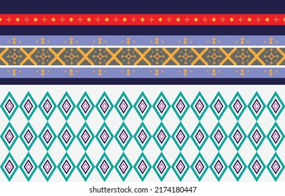 geometric ethnic patterns, geometric patterns, geometric batik patterns, and tribal patterns represent the batik of the tribal and is designed for use in textile, fabric, clothing, Batik, Embroidery