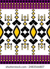 Geometric ethnic patterns. Design for Saree, Patola, Sari, Dupatta, Vyshyvanka, rushnyk, dupatta, Clothing, fabric, batik, Knitwear, Embroidery, Ikkat, Pixel pattern. 