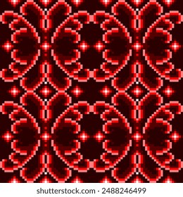 Patrones étnicos geométricos. Diseño para Saree, Patola, Sari, Dupatta, Vector de flores, rushnyk, dupatta, Ropa, tela, batik, Knitwear, bordado, Ikkat, patrón de píxeles. 