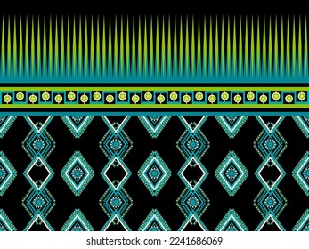 geometric ethnic patterns, silk, tapestry, wrapping paper, background graphics, sarong fabric seamless pattern, Vector illustration