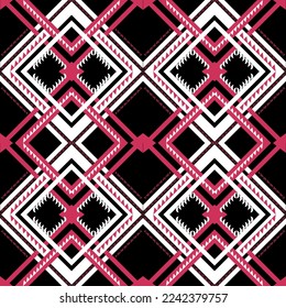 geometric ethnic patterns, silk, tapestry, wrapping paper, background graphics, sarong fabric seamless pattern, Vector illustration
