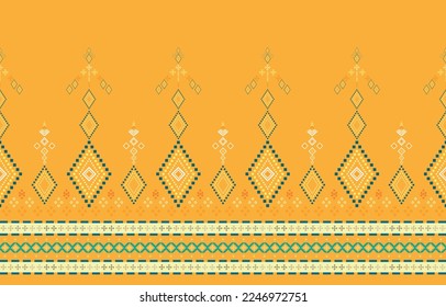 Geometrische ethnische Muster, geometrische Muster, geometrische Batik-Muster und Stammesmuster stellen die Batik des Stammes dar und sind für die Verwendung in Textil, Stoff, Kleidung, Batik, Stickerei bestimmt