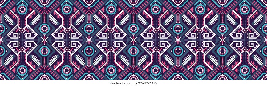 Geometric ethnic patterns.Pixel pattern. Traditional Design. Border Aztec ornament. folklore ornament for ceramics EP.23.Design for Saree,  Clothing, fabric, batik, Knitwear, Embroidery, Traditional 