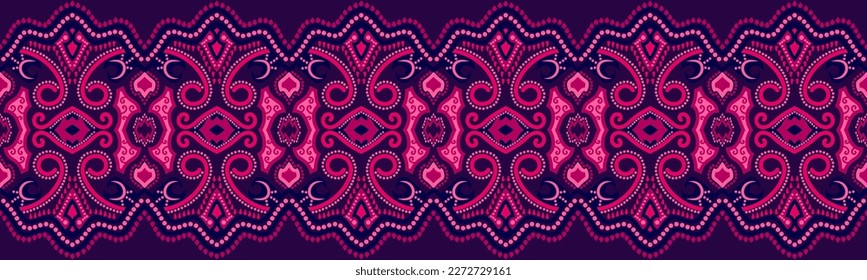 Geometric ethnic patterns.Pixel pattern. Traditional Design. Border Aztec ornament. folklore ornament for ceramics EP.38.Design for Saree,  Clothing, fabric, batik, Knitwear, Embroidery, Traditional 
