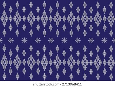 geometric ethnic seamless fabric pattern