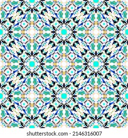 Geometric ethnic seamless oriental pattern traditional Design decorating background,carpet,wallpaper,clothing,wrapping,Batik,fabric,Vector illustration embroidery fashion style. Beautiful seamless.