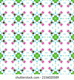 Geometric ethnic seamless oriental pattern traditional Design decorating background,carpet,wallpaper,clothing,wrapping,Batik,fabric,Vector fashion style. Beautiful seamless gift wrapping paper pattern