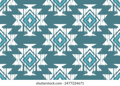 Geometric ethnic seamless pattern. abstract illustration. design for geometric pattern wallpaper. Tribal ethnic vector texture. Aztec style. Folk embroidery. Indian, Scandinavian, African rug.