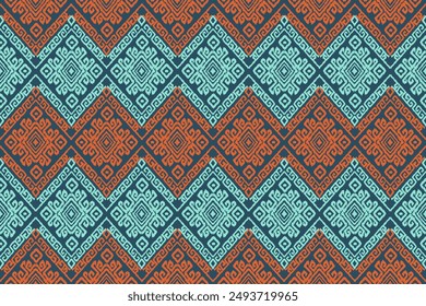 Geometric ethnic seamless pattern. abstract illustration. design for geometric pattern wallpaper. Tribal ethnic vector texture. Aztec style. Folk embroidery. Indian, Scandinavian, African rug.