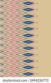Patrón sin costuras étnico geométrico. ilustración abstracta. diseño para el Fondo de pantalla de patrones geométricos. Textura de Vector étnico tribal. Estilo azteca. Bordado de Folk. Alfombra india, escandinava, africana.