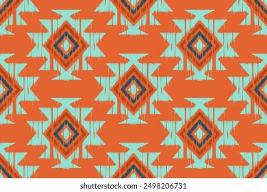 Geometric ethnic seamless pattern. abstract illustration. design for geometric pattern wallpaper. Tribal ethnic vector texture. Aztec style. Folk embroidery. Indian, Scandinavian, African rug.