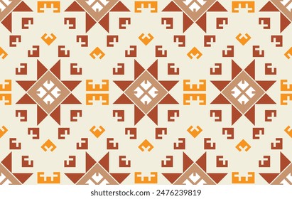 Geometric ethnic seamless pattern colorful. traditional ethnic oriental style vector pattern, Designed for background ,wallpaper ,carpet ,clothing ,weaving ,printed pattern ,fabric ,embroidery,doormat
