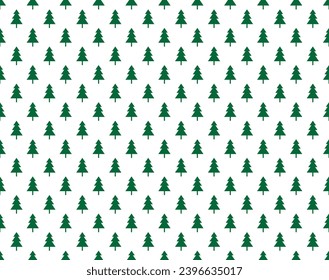 Geometric ethnic seamless pattern design. Christmas tree element on white background. Print for textile, cover, fabric, clothing, wallpaper, carpet, rug, scarf, pillow. Minimal embroidery style.
