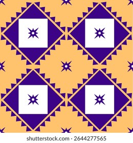 Design de padrão sem emenda étnica geométrica para tapete, cortina, roupas, tecido, papel de embrulho, telhas, têxteis, batik, textura e wallpaper.Vetor fundo.