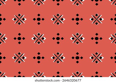 Design de padrão sem emenda étnica geométrica para tapete, cortina, roupas, tecido, papel de embrulho, telhas, têxteis, batik, textura e wallpaper.Vetor fundo.