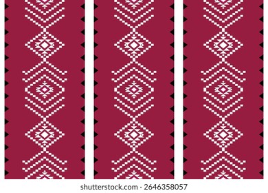 Design de padrão sem emenda étnica geométrica para tapete, cortina, roupas, tecido, papel de embrulho, telhas, têxteis, batik, textura e wallpaper.Vetor fundo.