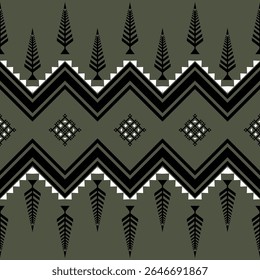 Design de padrão sem emenda étnica geométrica para tapete, cortina, roupas, tecido, papel de embrulho, telhas, têxteis, batik, textura e wallpaper.Vetor fundo.