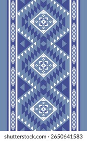 Design de padrão sem emenda étnica geométrica para tapete, cortina, roupas, tecido, papel de embrulho, telhas, têxteis, batik, textura e wallpaper.Vetor fundo