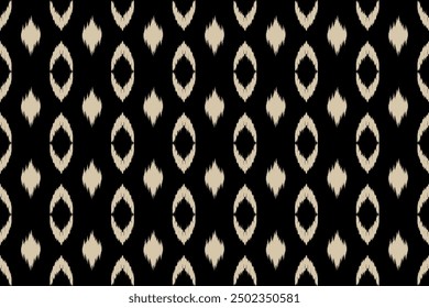 geometric ethnic seamless pattern oriental. Motif ethnic handmade abstract ikat art. Aztec ornament print. boho colors seamless wallpaper.Design for background, curtain, carpet, wallpaper, clothing