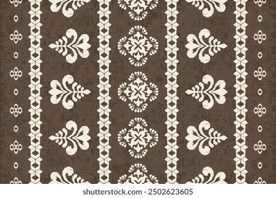 geometric ethnic seamless pattern oriental. Motif ethnic handmade abstract ikat art. Aztec ornament print. boho colors seamless wallpaper.Design for background, curtain, carpet, wallpaper, clothing