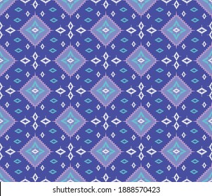 Geometrisches ethnisches nahtloses Muster, traditionelles Design für Hintergrund, Teppich, Tapeten, Kleidung, Umhüllung, Batik, Stoff, Sarong, Vektorgrafik Stickereien Stil.