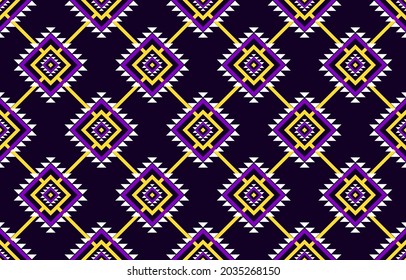 Patrón geométrico étnico sin costura diseño tradicional para fondo, ilustración, papel pintado, envoltura, tela, textil, publicación, mexicano, indio, azteca