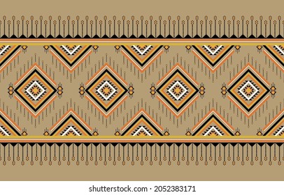 Geometric ethnic seamless pattern traditional design for background, illustration, wallpaper, fabric, clothing, batik, carpet, embroidery