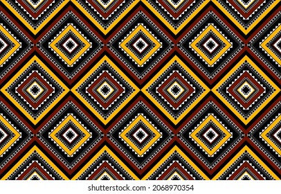 Patrón étnico sin fisuras. Estilo tribal tradicional. Diseño para fondo, ilustración, textura, tela, papel pintado.