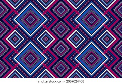Patrón geométrico étnico sin costuras. Estilo tribal tradicional. Diseño para fondo, ilustración, textura, tela, papel pintado.