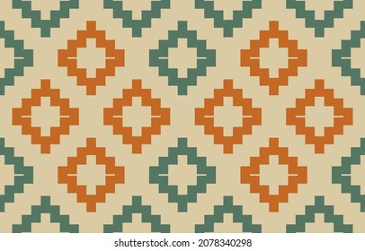 Patrón geométrico étnico sin costuras. Estilo tribal tradicional. Diseño para fondo, ilustración, textura, tela, papel pintado.