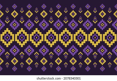 Patrón geométrico étnico sin costuras. Estilo tribal tradicional. Diseño para fondo, ilustración, textura, tela, papel pintado.