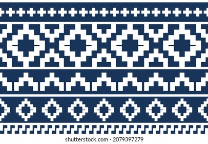 Geometric ethnic seamless pattern. Traditional tribal style. Design for background,illustration,texture,fabric,wallpaper,clothing,carpet,sarong,batik,embroidery