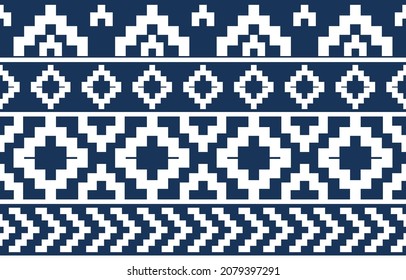 Geometric ethnic seamless pattern. Traditional tribal style. Design for background,illustration,texture,fabric,wallpaper,clothing,carpet,sarong,batik,embroidery