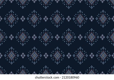 Geometric Ethnic Seamless Pattern Traditional Design for fabric, wrapping paper, wallpaper, clothing, backdrop, invitation card.