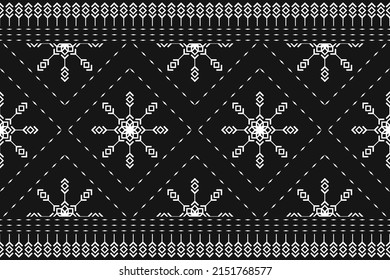 Geometric ethnic seamless pattern traditional. Abstract mandala flower background. Design for wallpaper, vector illustration, fabric, clothing, carpet, textile, batik, embroidery.