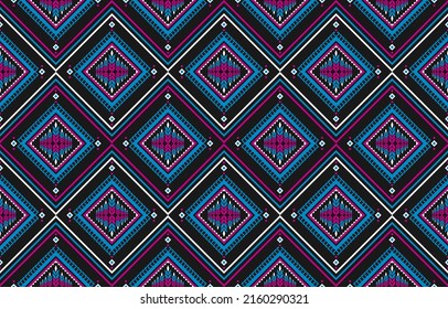 Geometric ethnic seamless pattern traditional. Design for background, wallpaper, vector illustration, fabric, clothing, carpet, textile, batik, embroidery.