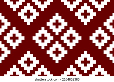Geometric ethnic seamless pattern traditional. Design for background, wallpaper, illustration, fabric, clothing, carpet, textile, batik, embroidery.