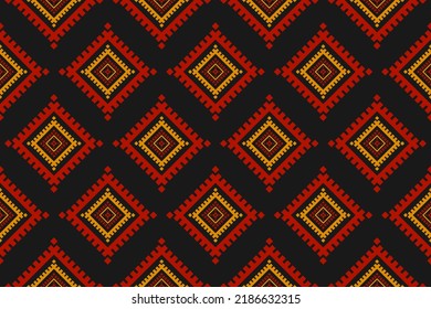 Geometric ethnic seamless pattern traditional. American, Mexican style. Design for background, wallpaper, illustration, fabric, clothing, carpet, textile, batik, embroidery.