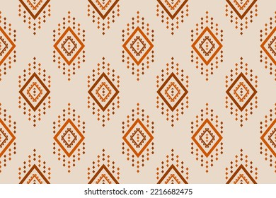 Geometric ethnic seamless pattern traditional. Fabric tribal pattern art. Aztec ethnic ornament print. Mexican style. Design for background, fabric, clothing, carpet, textile, batik, embroidery.