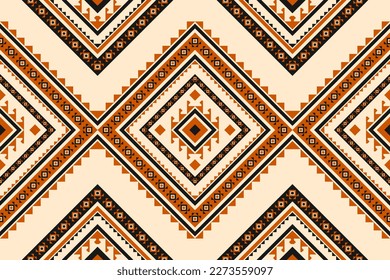 Geometric ethnic seamless pattern traditional. American, Mexican style. Aztec tribal ornament print. Design for background, wallpaper, illustration, fabric, clothing, carpet, batik, embroidery.