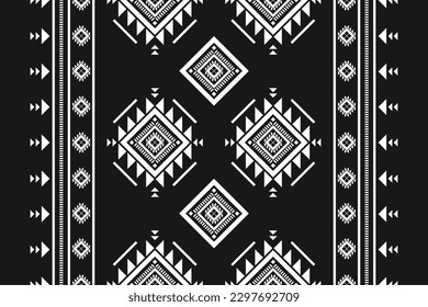 Geometric ethnic seamless pattern traditional. American, Mexican style. Aztec ornament print. Design for background, wallpaper, illustration, fabric, clothing, carpet, textile, batik, embroidery.