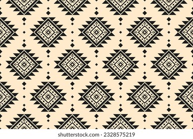 Geometrisches ethnisches nahtloses Muster traditionell. Amerikanischer, mexikanischer Stil. Aztekische Stammedekoration. Design für Hintergrund, Tapete, Illustration, Stoff, Kleidung, Teppich, Batik, Stickerei.